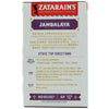 A box of Zatarain's Jambalaya mix with instructions on how to prepare it.