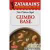 A box of Zatarain's New Orleans Style Gumbo Base with a picture of a bowl of gumbo.