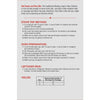 A table showing the instructions for preparing Red Beans and Rice Mix, a traditional Monday meal in New Orleans.