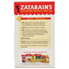 A box of Zatarain's Crab Cake Mix with instructions and a picture of other Zatarain's products.