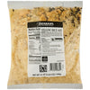 A large, clear plastic bag of Zatarains Regular Yellow Rice Mix Long Grain 51 Oz displays the uncooked long-grain rice and seasoning mix inside.