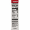 The side panel of a box of Zatarains New Orleans Jambalaya Rice Mix Long Grain 8 Oz displays the nutrition facts and a list of ingredients including enriched long grain parboiled rice and various spices.