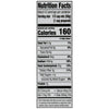 The nutrition facts label for Zatarains Regular Regular Rice And Bean Mix Long Grain 8 Oz, indicating 160 calories per 1/3 cup serving of the mix.