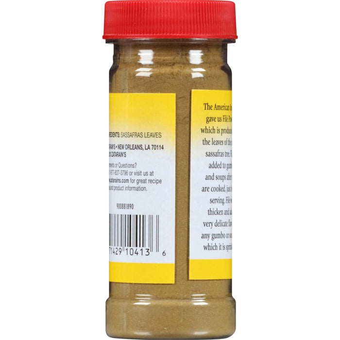 A jar of Zatarain's File Powder.