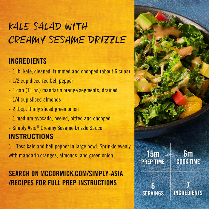 Simply Asia® Creamy Sesame Drizzle Sauce, 8 fl oz