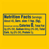 The Nutrition Facts label for French'S Minion Yellow Mustard, 8 Oz, indicates that a 1 teaspoon serving contains 0 calories, 0g of fat, 55mg of sodium, and 0g of carbohydrates.