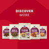 A promotional image on a red background encourages customers to DISCOVER MORE with a variety of McCormick seasoning mixes, including Teriyaki Chicken, Beef &amp; Broccoli, a central Mccormick Regular Sauce And Seasoning Mix Envelope 1.5 Oz for Greek Style Gyro, Butter Chicken, and Creamy Tuscan Chicken &amp; Pasta.