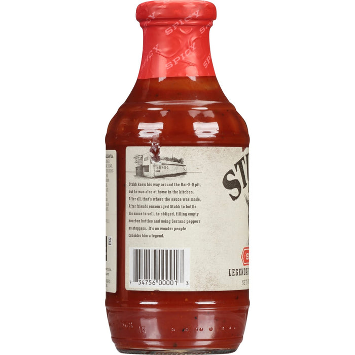 Stubb's® Spicy Barbecue Sauce, 18 oz