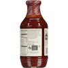 A bottle of Stubbs Legendary Bar-B-Q Sauce with a nutritional facts label and ingredients list.