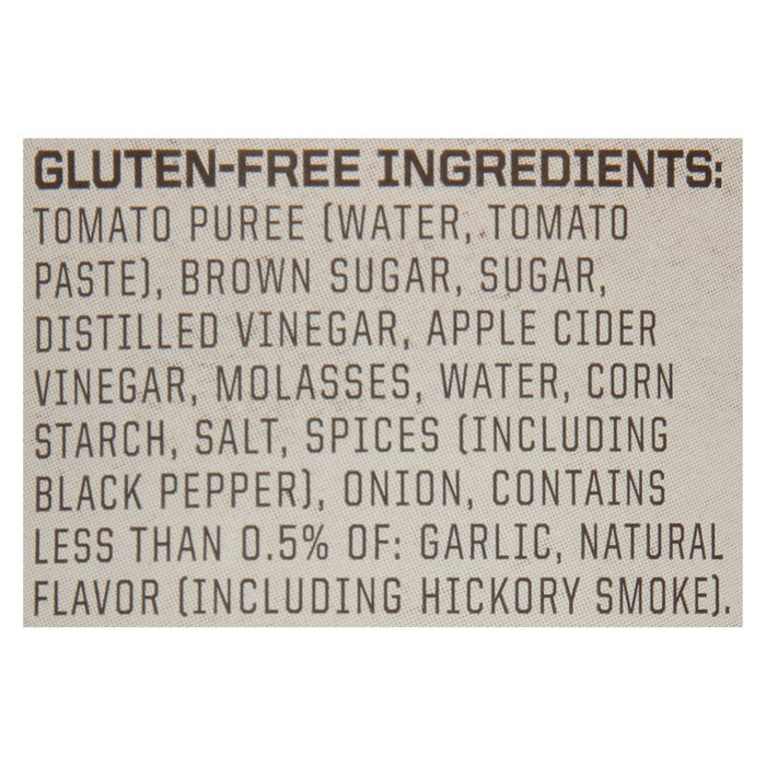 A list of gluten-free ingredients for a product.