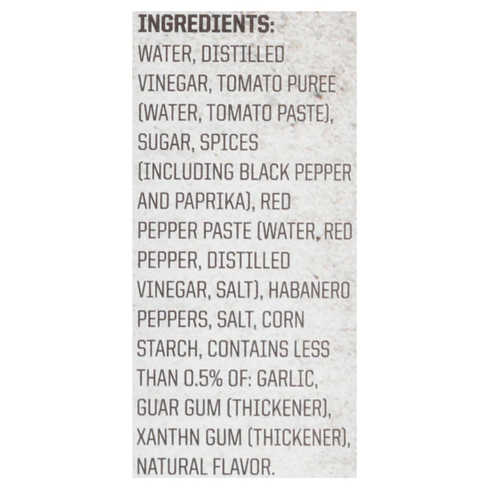A list of ingredients for a product.
