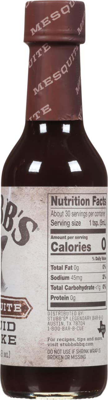 Stubb's® Mesquite Liquid Smoke, 5 oz