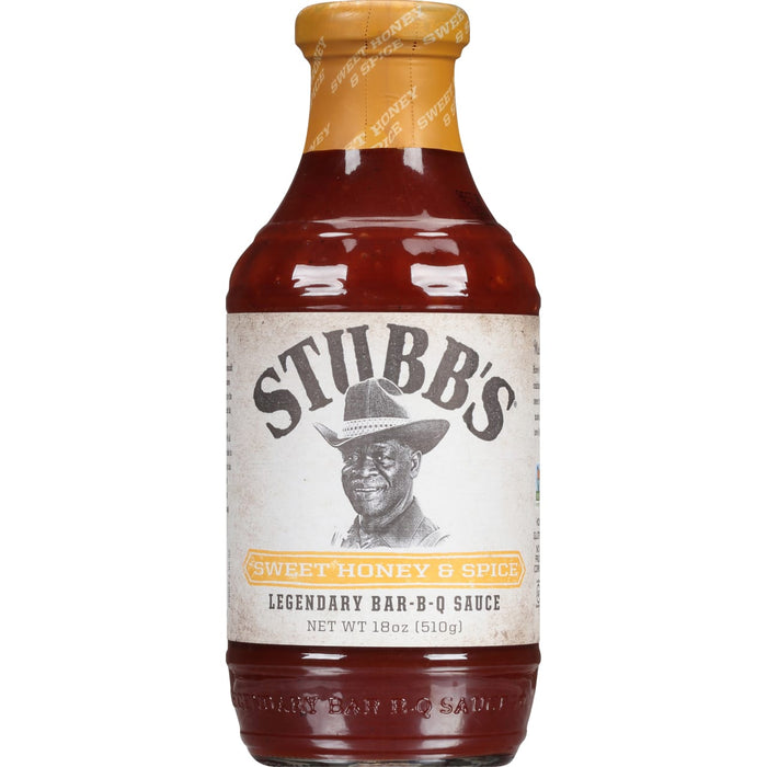 Stubb's® Sweet Honey & Spice Legendary Bar B Q Sauce, 18 oz
