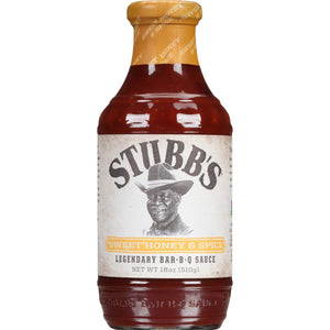 Stubb's® Sweet Honey & Spice Legendary Bar B Q Sauce, 18 oz