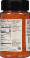 A container of Stubb's Legendary Bar-B-Q Rub with nutrition facts and ingredients listed.