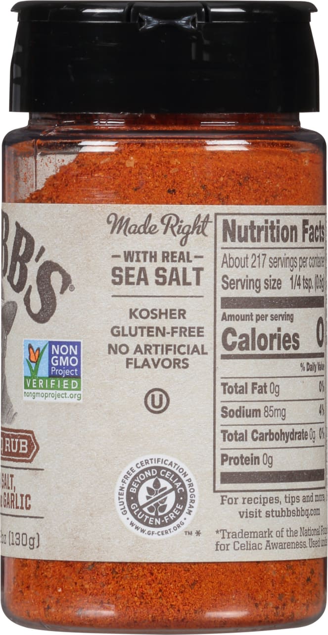 Stubb's® BBQ Rub, 4.62 oz