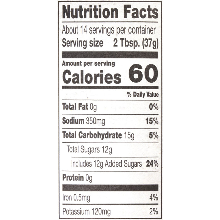 Stubb's® Smokey Brown Sugar BBQ Sauce, 18 fl oz