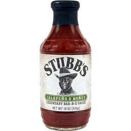 Stubb's® Jalapeño & Honey Bar-B-Q Sauce, 18 oz