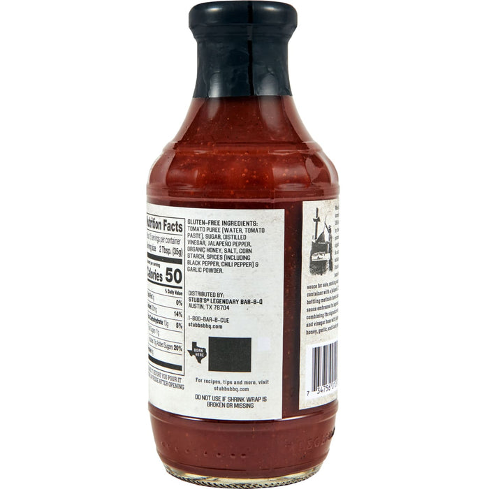 Stubb's® Jalapeño & Honey Bar-B-Q Sauce, 18 oz