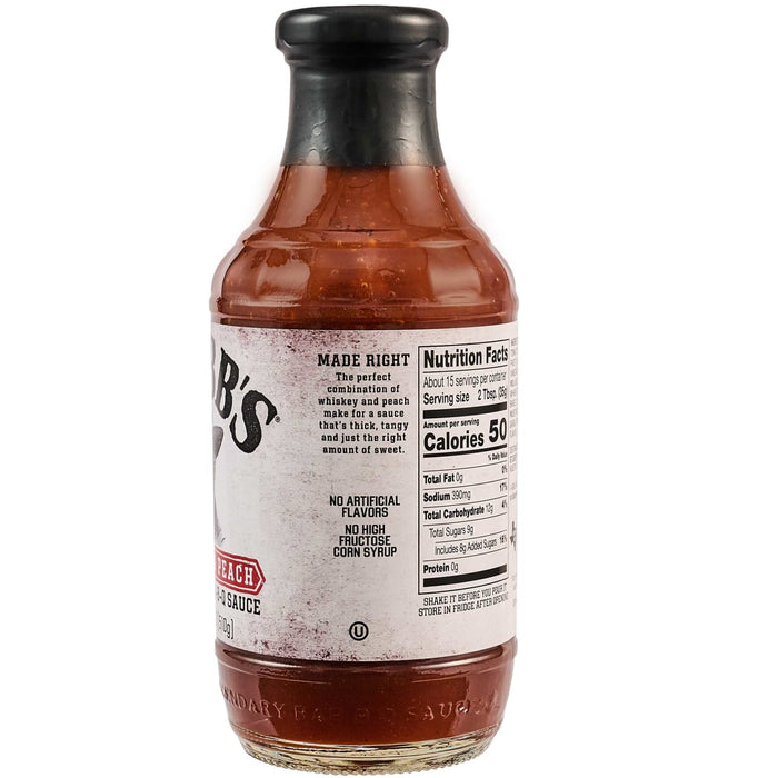 A bottle of Kinder's Mild BBQ Sauce is shown.