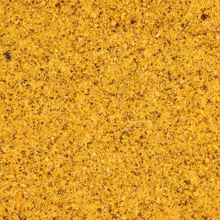 A close-up texture of golden sand.