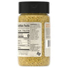 The back of a bottle of Stubb'S, 5.04 Oz, displays the nutrition facts and ingredients list for the Hickory Mustard Rub.