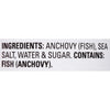 Ingredients for anchovy paste include anchovy sea salt water and sugar.