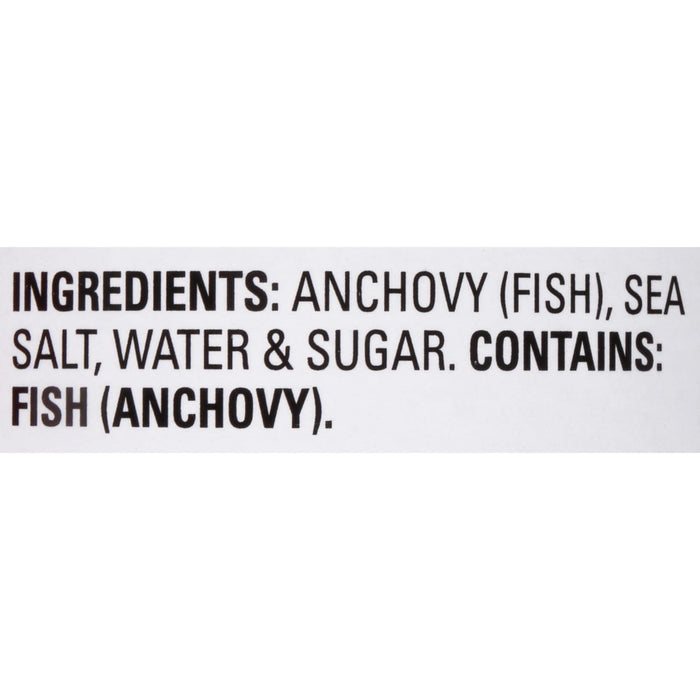 Ingredients for anchovy paste include anchovy sea salt water and sugar.