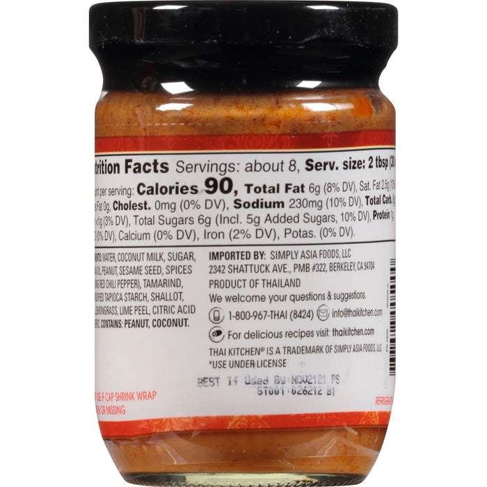 Thai Kitchen® Gluten Free Peanut Satay Sauce, 8 fl oz