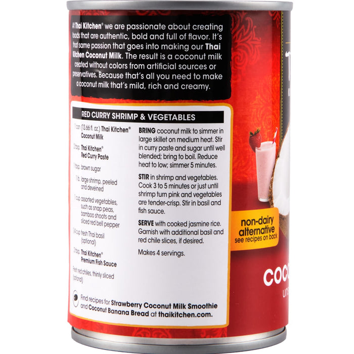 Thai Kitchen® Unsweetened Coconut Milk, 13.66 fl oz