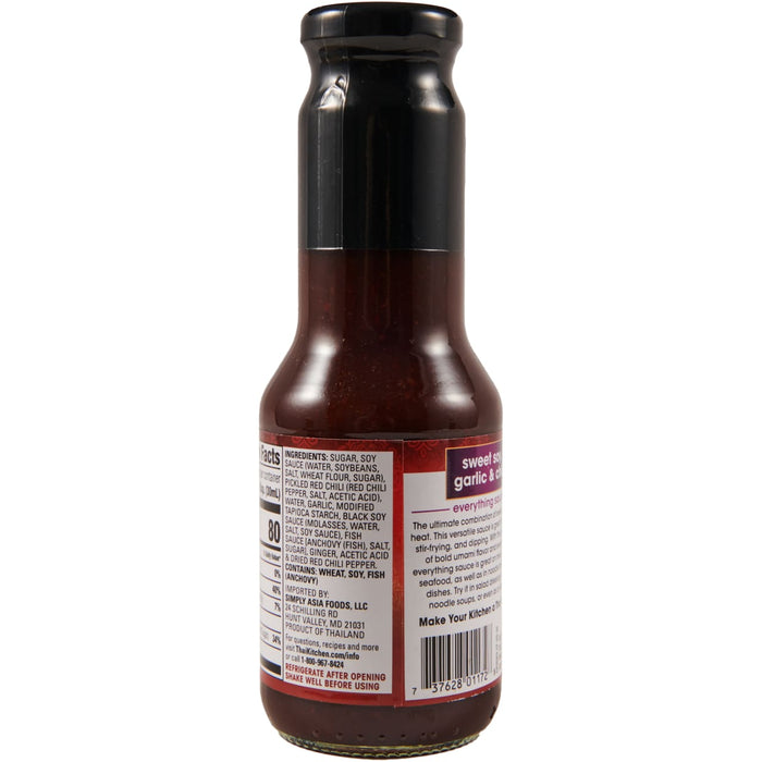 A bottle of Simply Asia Sweet Soy Garlic &amp; Chili Sauce.