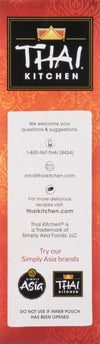 Thai Kitchen brand logo with contact information and a note to try their Simply Asia brands.