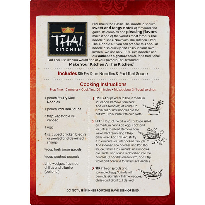 Thai Kitchen® Gluten Free Pad Thai Noodle Kit, 9 oz