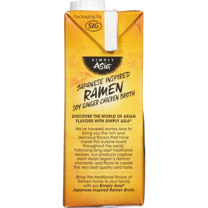 Simply Asia® Japanese Inspired Ramen Soy Ginger Chicken Broth, 26 fl oz