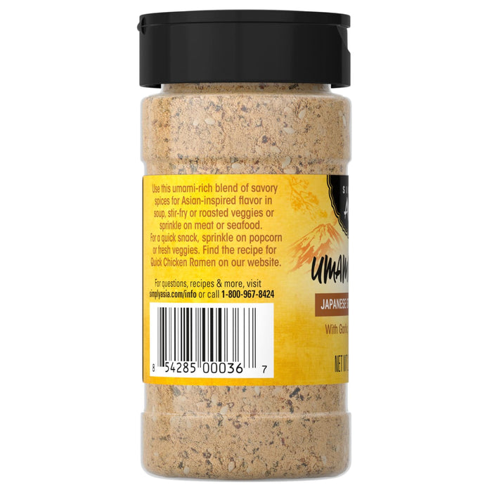 A jar of Simply Asia Umami Japanese Seasoning with Garlic.