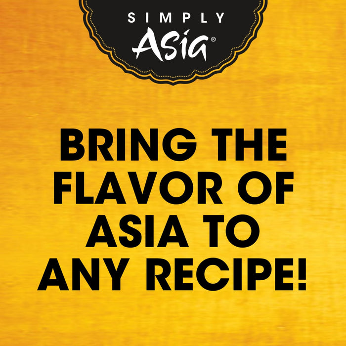 Simply Asia brand advertisement promoting the ability to bring Asian flavors to any recipe.