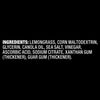 A list of ingredients for a product, including organic lemongrass, canola oil, and whey.