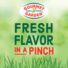 Gourmet Garden logo with the text Fresh Flavor in a Pinch in green and red.