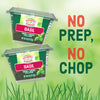 Two containers of Gourmet Garden Basil (Case Of 72) are displayed against a green, grassy background, with text emphasizing 'NO PREP, NO CHOP'.