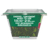 A clear container of Gourmet Garden Basil Seasoning Whole .42 Oz shows the chopped, ready-to-use herb inside, with a green label that includes the instruction to Keep Refrigerated.