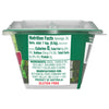 The side of a container of Gourmet Garden Basil Seasoning Whole .42 Oz, showing the nutrition facts and ingredients list.