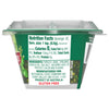 The side of a container of Gourmet Garden Italian Herb Seasoning Chopped .35 Oz displays the nutrition facts and ingredients list.