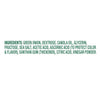 The image displays a list of ingredients including green onion, dextrose, canola oil, and other components.