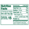Nutrition facts label for a product with 10 calories per serving.