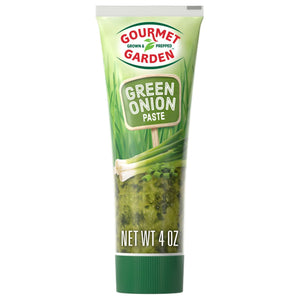 A tube of Gourmet Garden Green Onion Stir-In Paste.