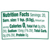The nutrition facts label for Gourmet Garden Parsley Seasoning Chopped .35 Oz, indicating that a 0.5g serving contains 0 calories, 0g of fat, 15mg of sodium, 0g of carbohydrates, and 0g of protein.