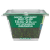 A side view of a container of Gourmet Garden Chive Seasoning Chopped .35 Oz shows the chopped chives and the label with usage and storage instructions.