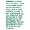 A list of ingredients for a product including herbs spices and other additives.