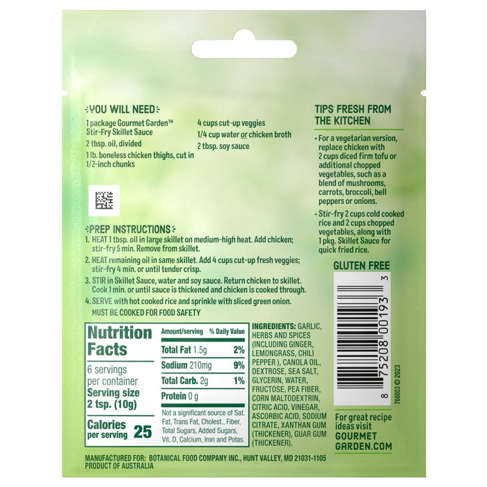 Gourmet Garden™ Stir Fry Skillet Sauce, 2.12 oz