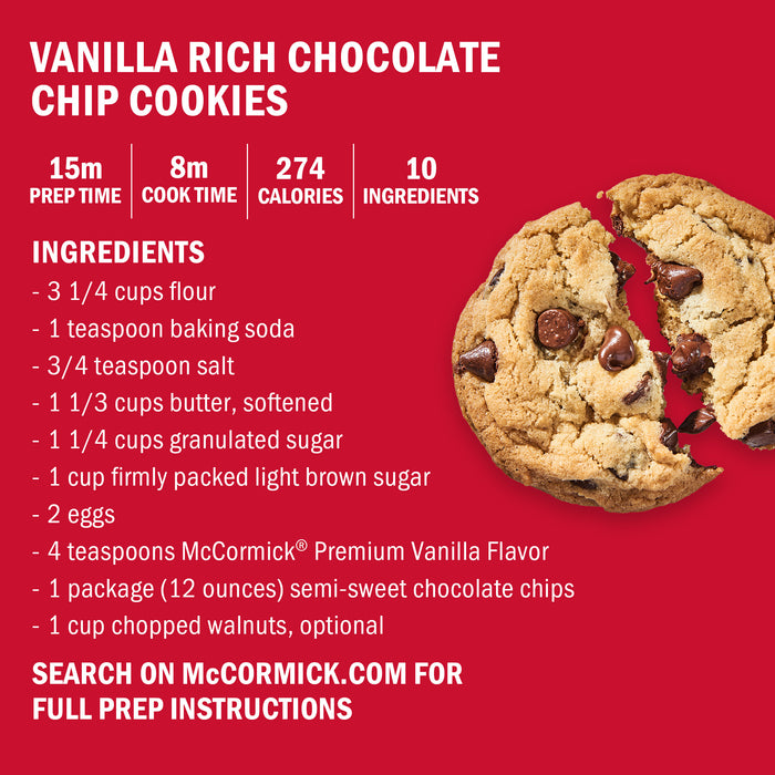 McCormick® Premium Vanilla Flavor, 2 fl oz